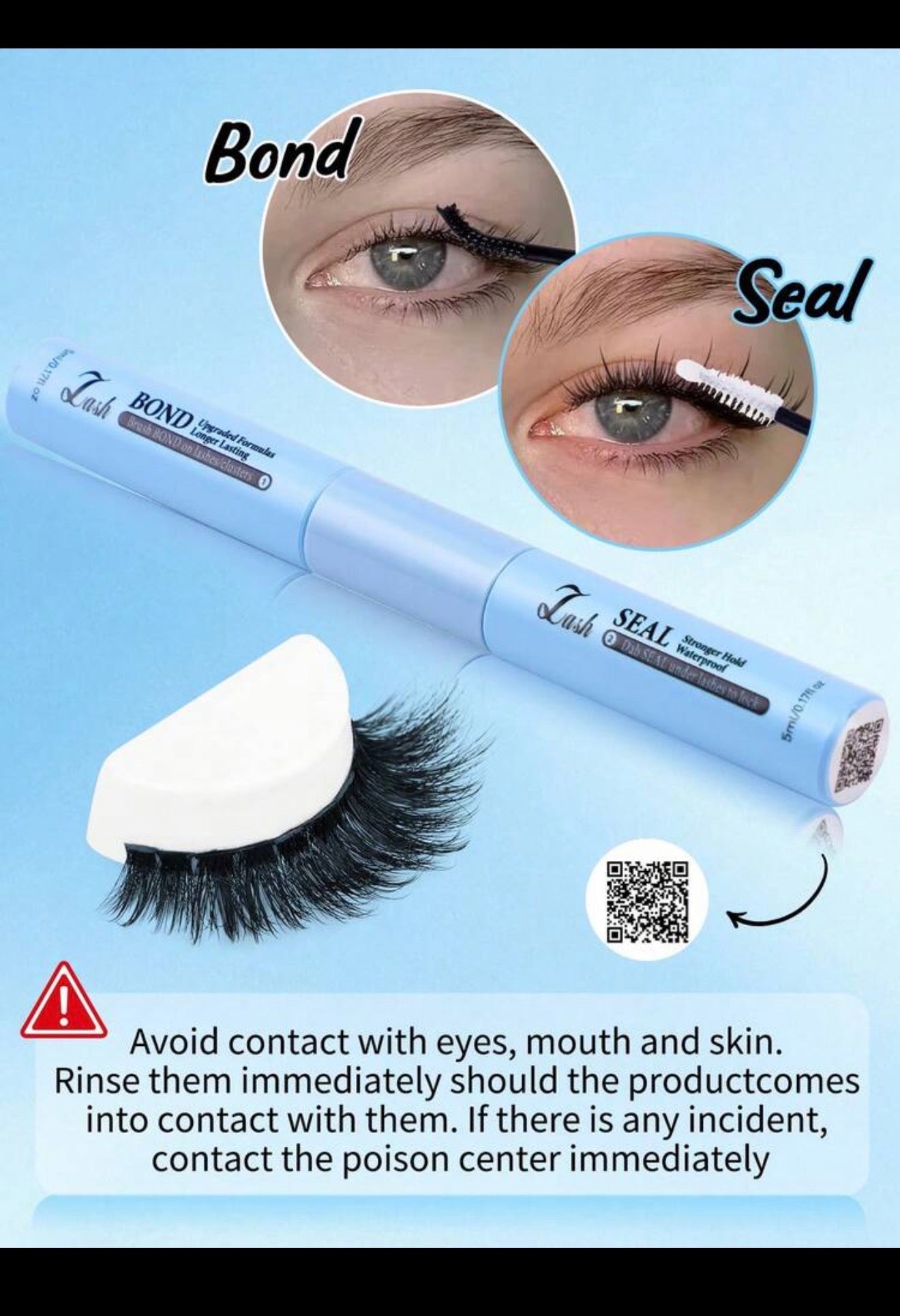 Blue Kiss Lash Clusters